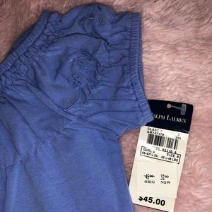 Ralph Lauren Girls Periwinkle Blue Shirt Top 6 NWT